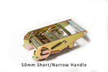 Load image into Gallery viewer, 50mm Ratchet Strap c/w Claw Hooks 5000kg (MBL) - LC 2500kg daN