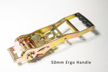Load image into Gallery viewer, 50mm Ratchet Strap c/w Claw Hooks 5000kg (MBL) - LC 2500kg daN