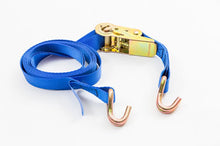 Load image into Gallery viewer, 25mm Ratchet strap with claw hooks