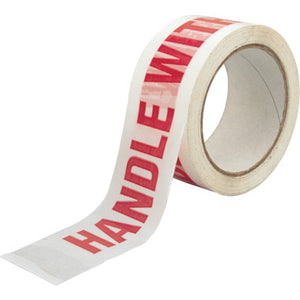 printed tape - handle with care